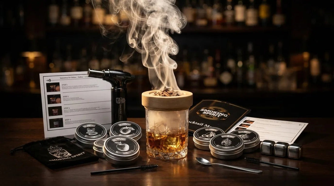 3 rețete de mocktail-uri, cocktailuri afumate fără alcool - Smoking Spirit