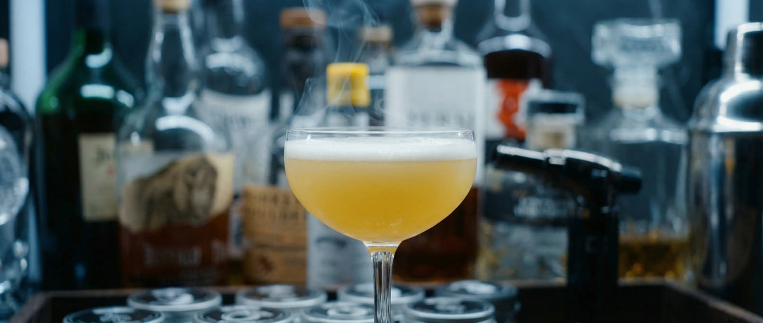 Rețetă cocktail: Bee's Knees afumat - Cu afumătorul de cocktail - Smoking Spirit