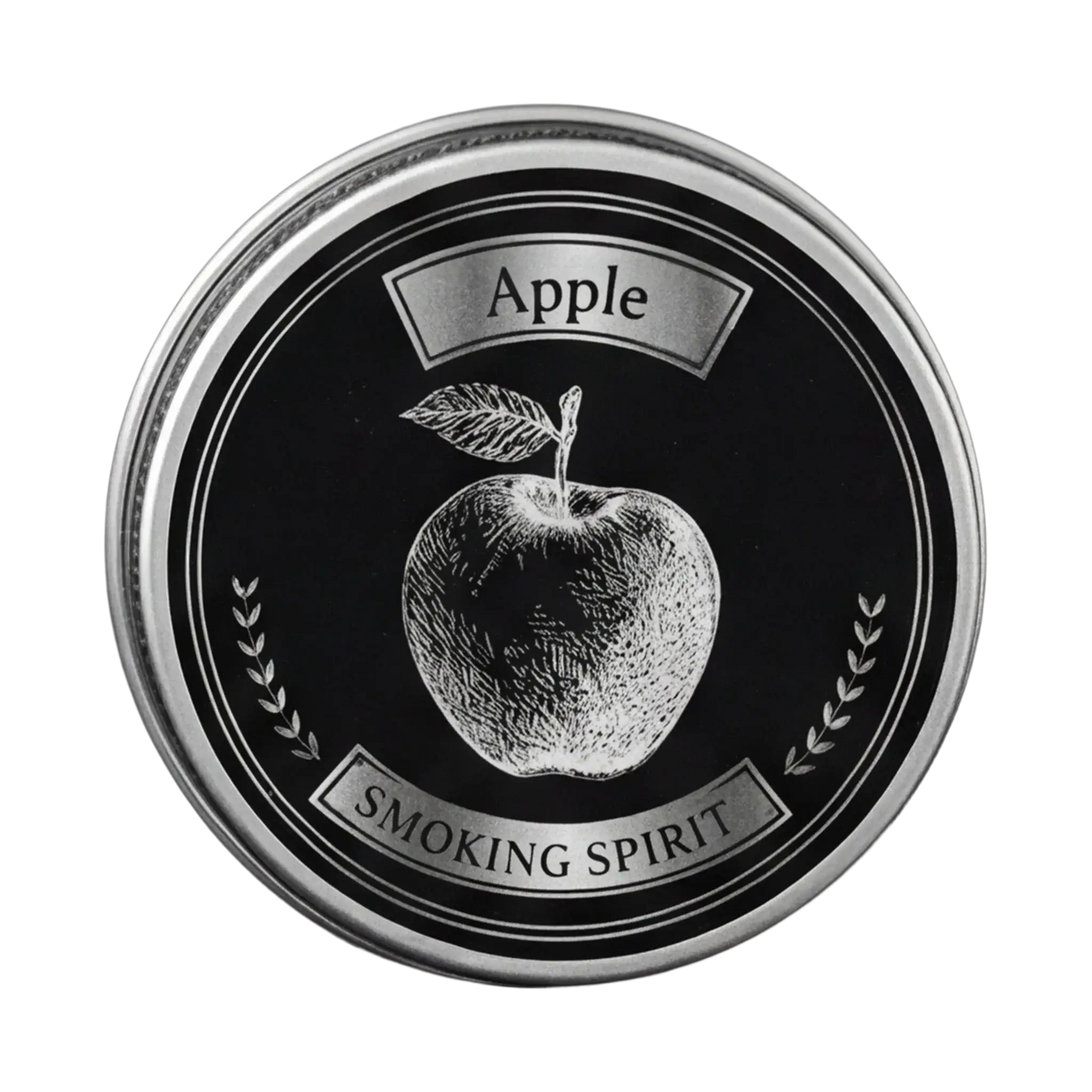 Smoking Spirit Faaprítékok Whiskey Füstölőhöz Apple faapríték csomagolása, fekete háttéren